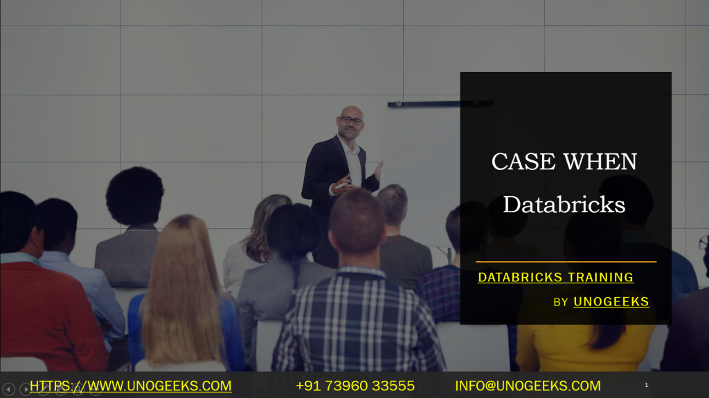 Case when databricks