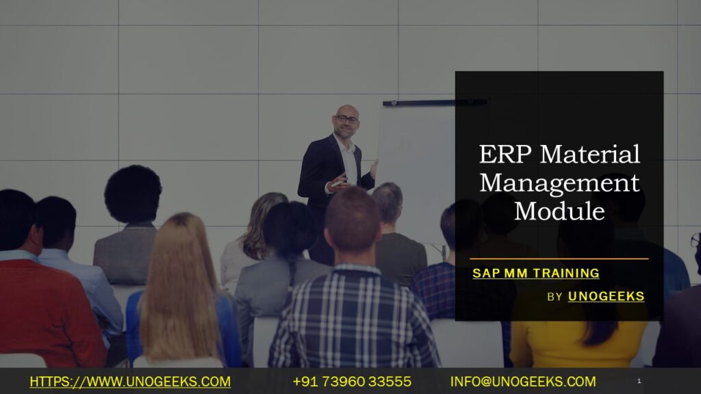 ERP Material Management Module
