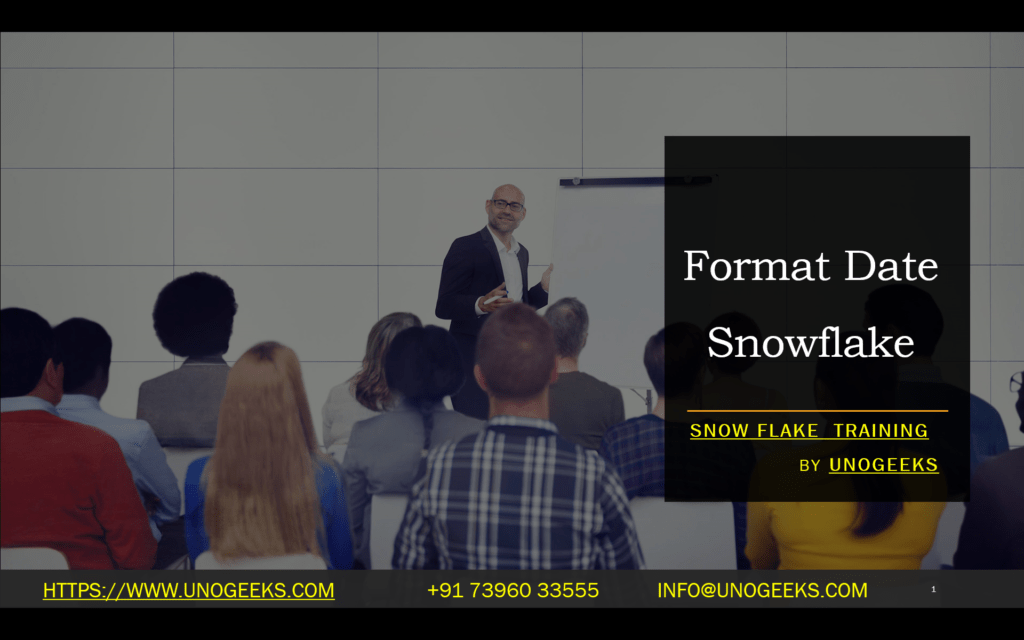 Format Date Snowflake Format date snowflake