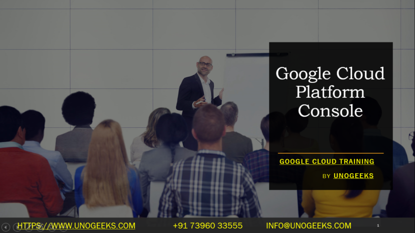 Google Cloud Platform Console