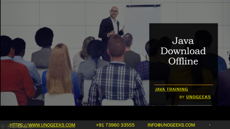 Java Download Offline