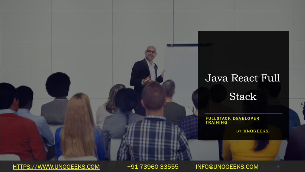 Java React Full Stack
