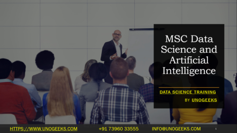 MSC Data Science And Artificial Intelligence