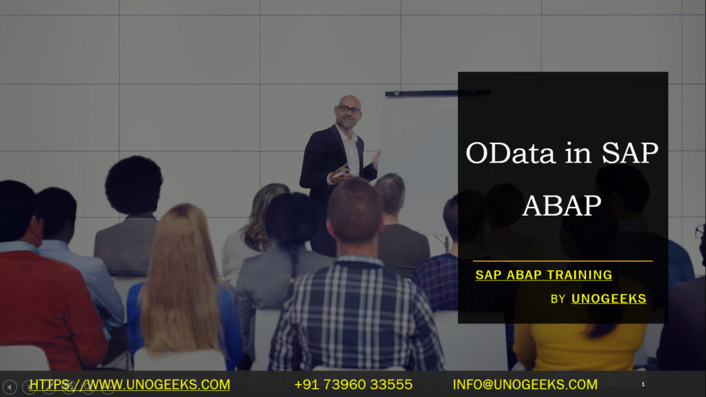 OData in SAP ABAP