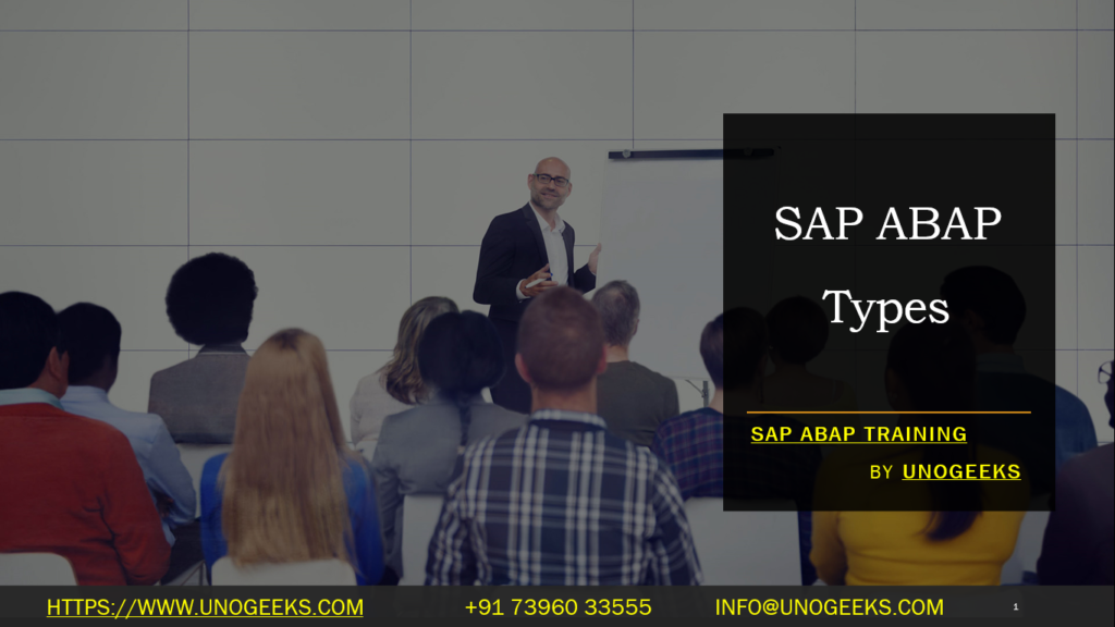 SAP ABAP Types