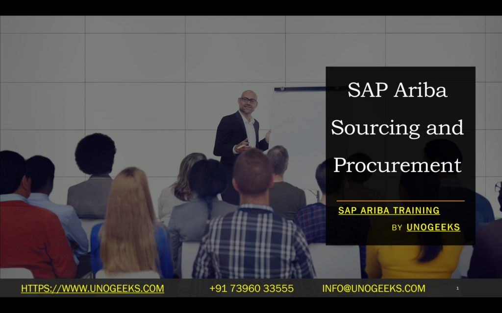 SAP Ariba Sourcing and Procurement