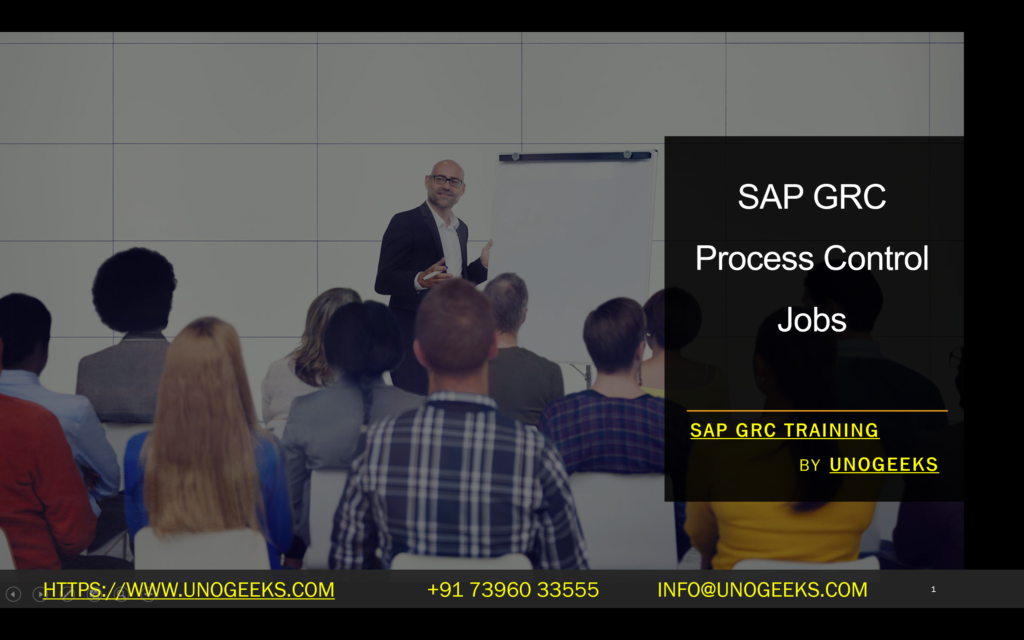 SAP GRC Process Control Jobs