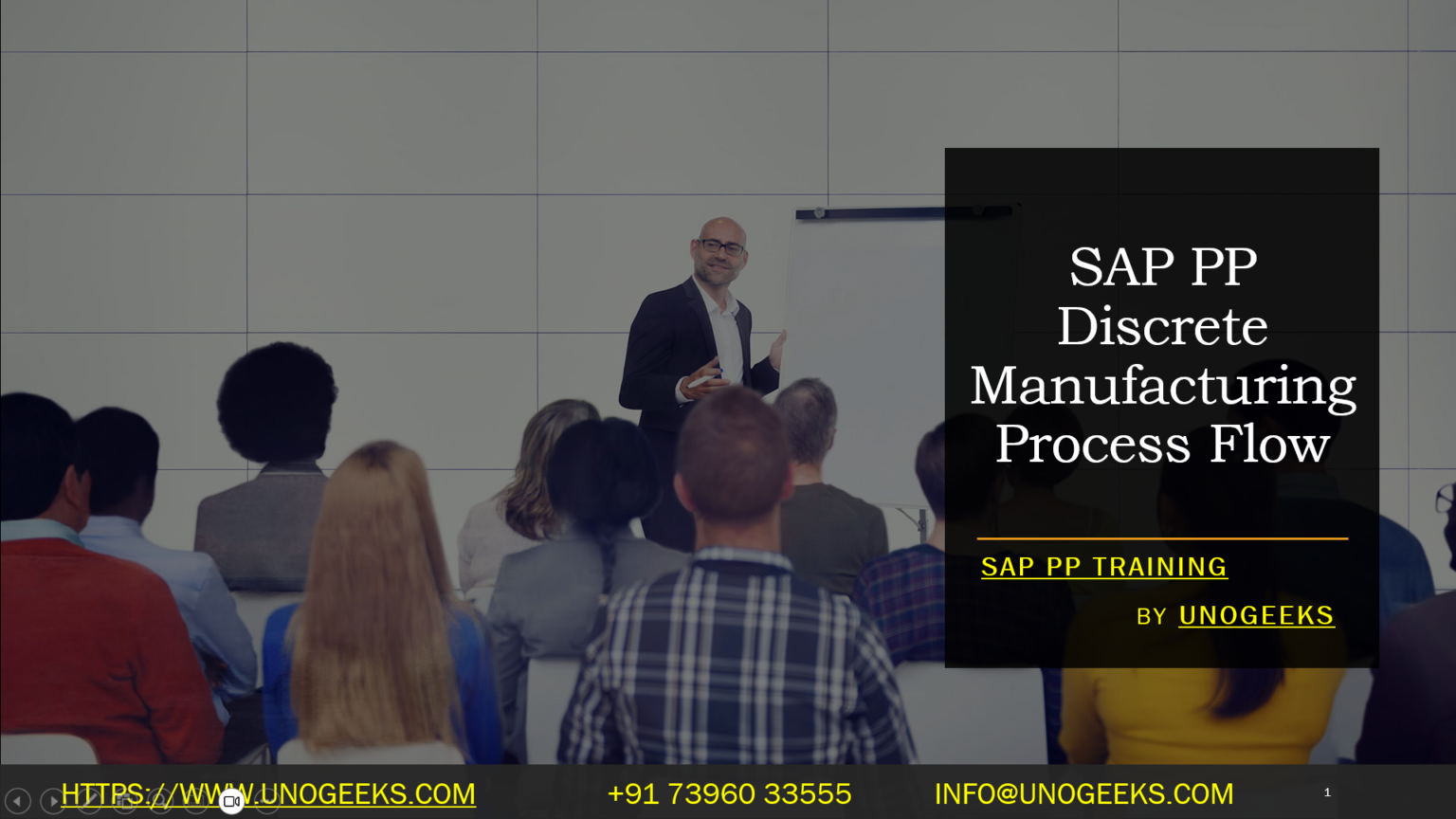 SAP PP Discrete Manufacturing Process Flow