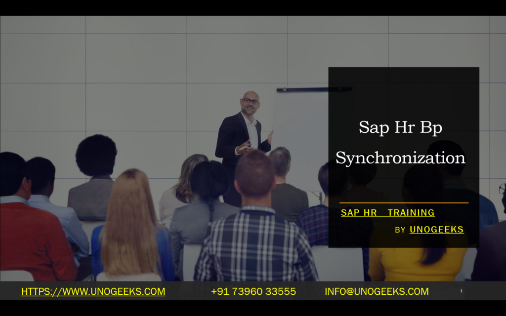 Sap Hr Bp Synchronization