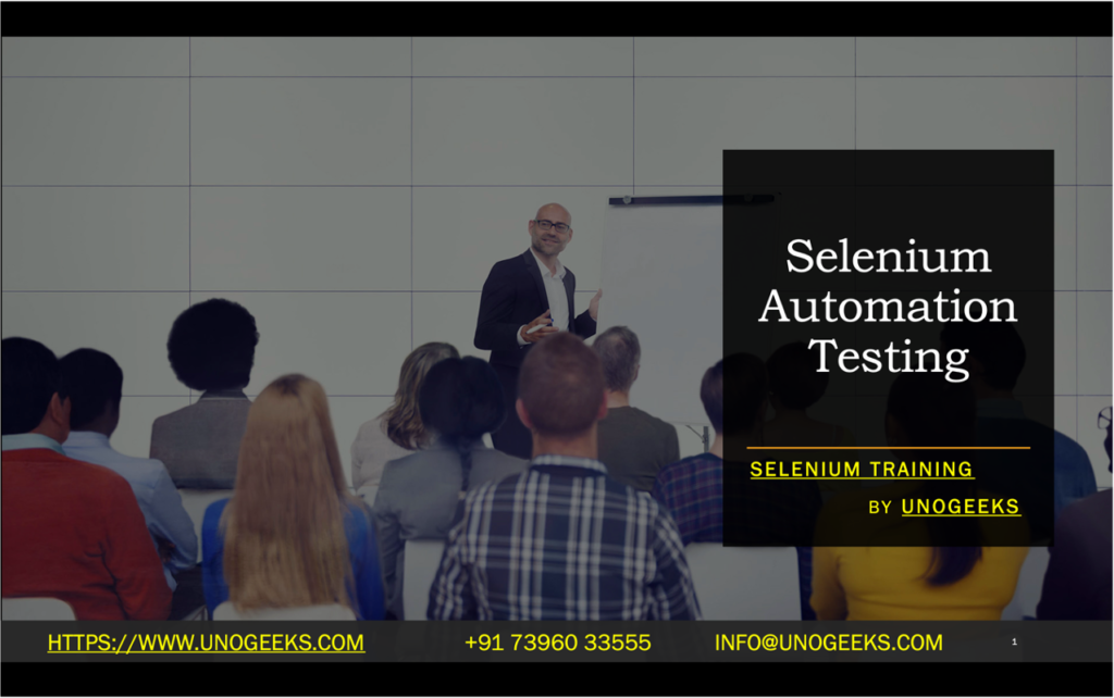 automation testing with selenium c# .net core