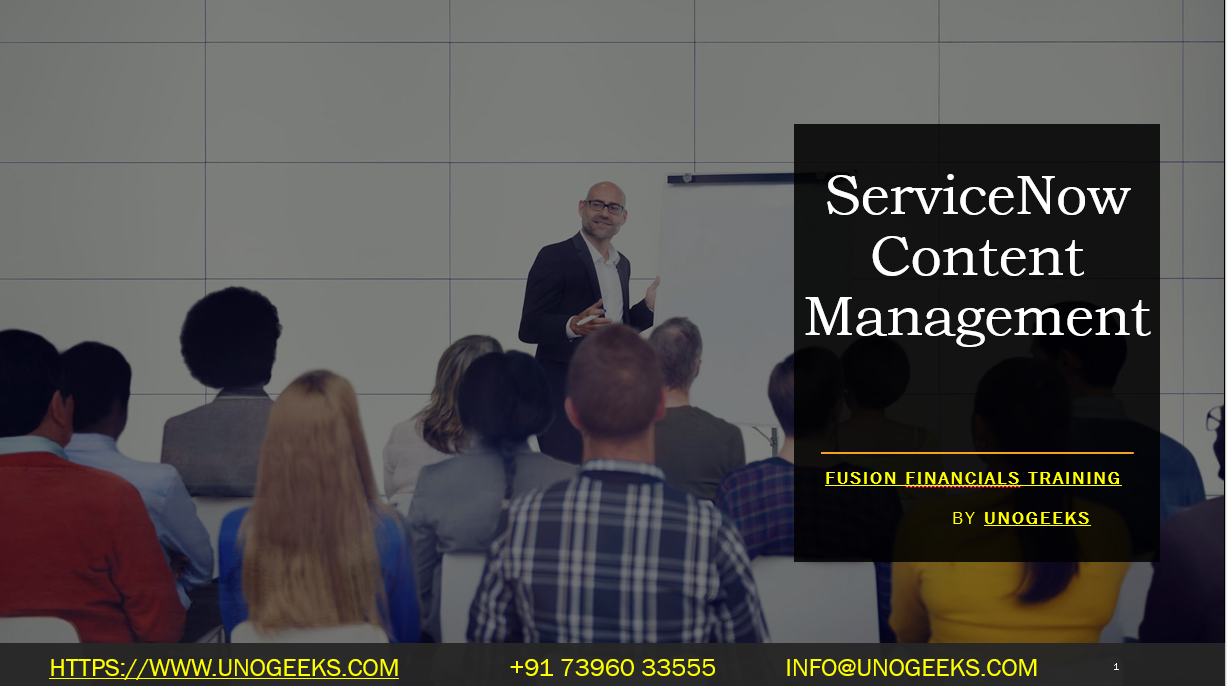 servicenow-content-management