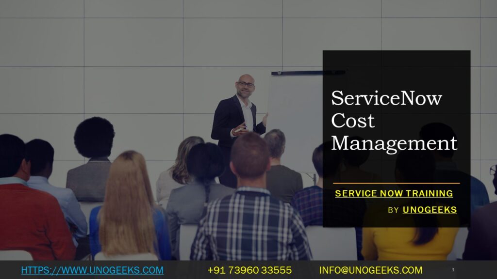 ServiceNow Cost Management