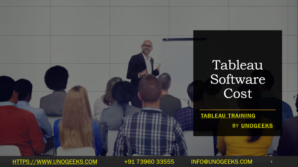 tableau cost per user per month