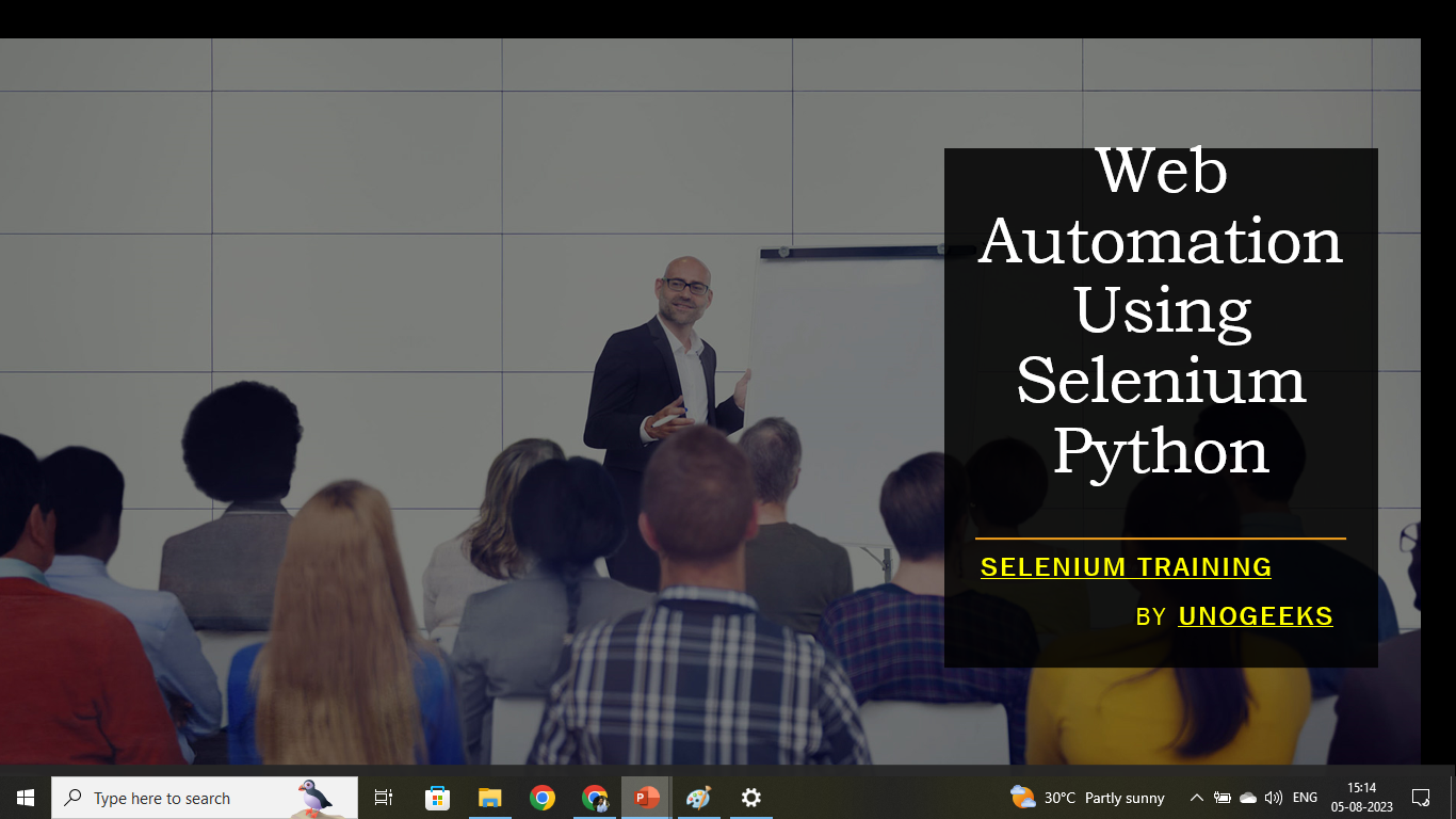 Web Automation Using Selenium Python