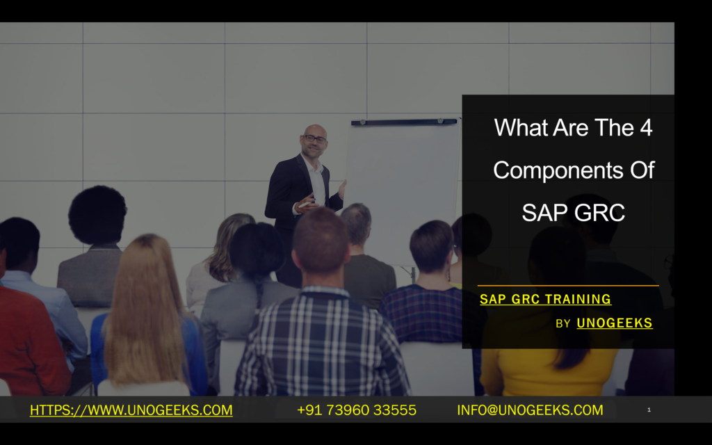 What Are The 4 Components Of SAP GRC