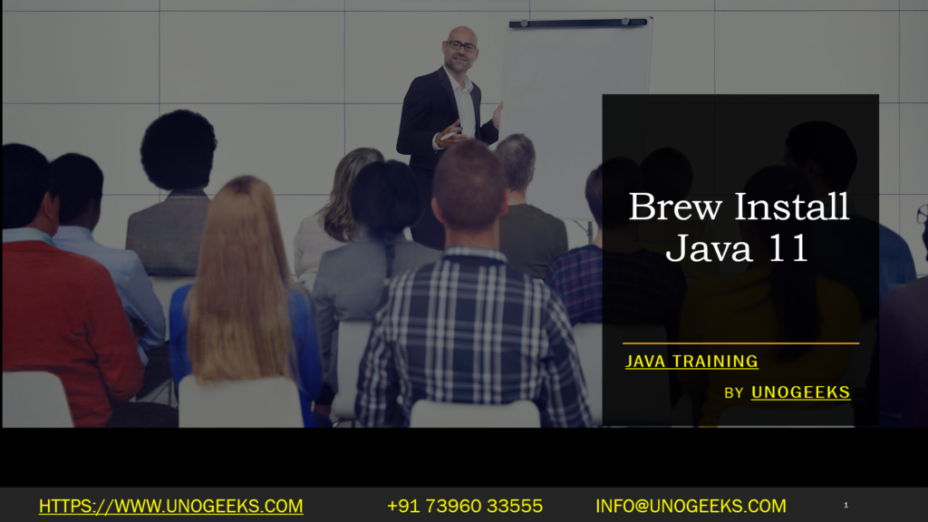 Brew Install Java 11 Brew install java 11