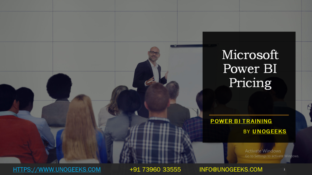 Microsoft Power BI Pricing