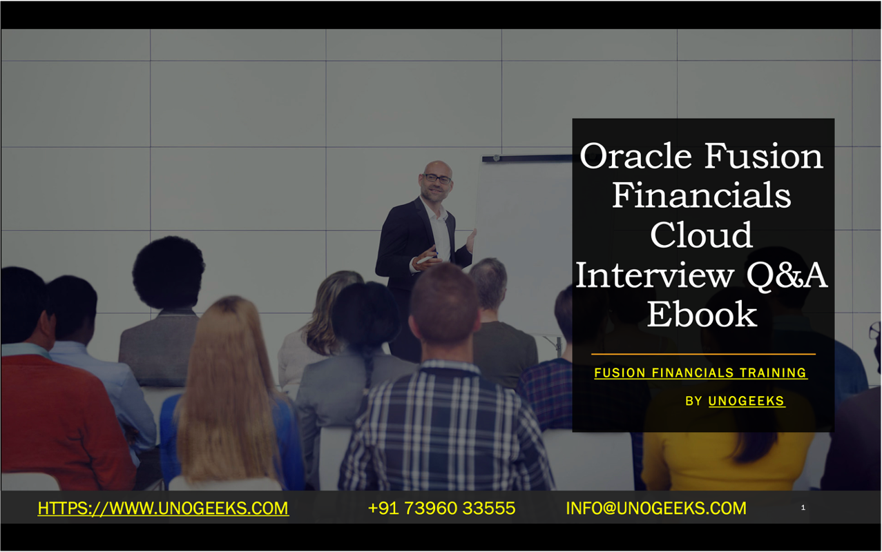 oracle fusion financials cloud interview questions and answers ebook