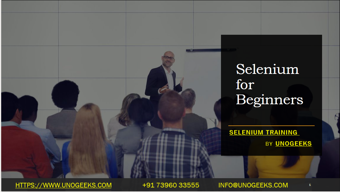 selenium for beginners